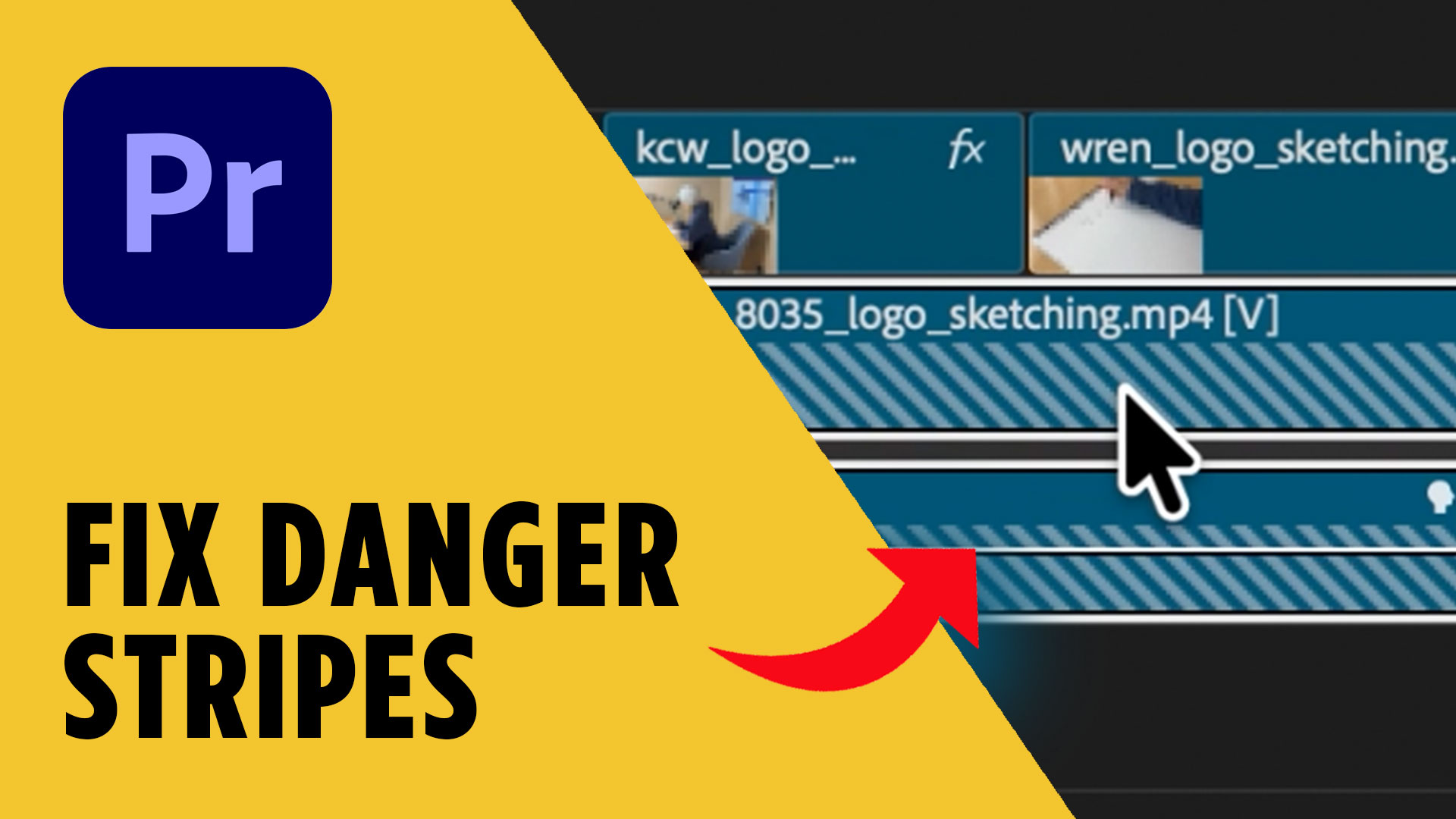 How to Fix Diagonal Stripes in Adobe Premiere Pro (Fast Fix)