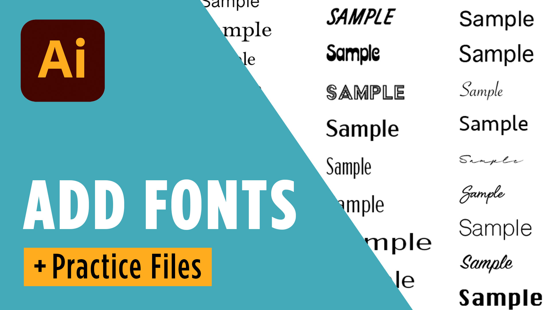 How to Add Fonts in Adobe Illustrator